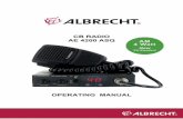 CB RADIO AE 4200 ASQ - cbmania.ro · 4 Introduction Your new Albrecht CB Radio AE 4200 ASQ, developed and manufactured in accordance with the latest CB regulations, offers you: •