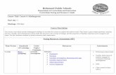 Richmond Public · PDF fileRichmond Public Schools Department of Curriculum and Instruction Curriculum Pacing and Resource Guide ... Beep, Beep, Vroom, Vroom ... Language, Literacy