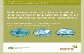 Risk assessment for flood incident management: … · industry’s impacts on the environment, cleaning up rivers, coastal waters and contaminated land, and improving wildlife habitats.