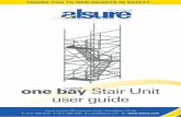 one bay Stair Unit user guide - alsure.com · user guide cuplok limited. Alsure Limited | 80 wrentham street | birmingham | b5 6ql ... Ideally, the scaffold should be made up of equipment