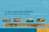 CONTENTS · Sustainable Gardening Score Card ..... 44 1. 2 Sustainable Gardening in Moonee Valley INTRODUCTION Gardening is all about creating a beautiful environment. ... roots can