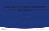 Application of a General Polytomous Testlet Model … · examined the application of a general polytomous testlet model to the reading sections of a large- scale English language