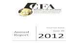 CFA-Atlanta Annual Report June 30 2012 v2 - asfip.orgasfip.org/.../cfa_atlanta_annual_report_june_30_2012_final.pdf · The Society’s relationship with the CFA Institute, and the