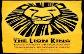 The Lion King – Primary · characters, themes, music and story of Disney’s ‘The Lion King’. Combined with a visit to the show, ... class goes to see ‘The Lion King’, ...