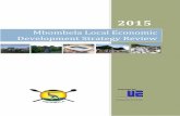 Mbombela Local Economic Development Strategy Review led review draft(latest).pdf · Development Objective 1: An Efficient and Enabling Municipality with Exceptional Infrastructure