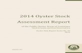 2014 Oyster Stock Assessment Report - wlf.louisiana.gov · September, 2014 2014 Oyster Stock Assessment Report of the Public Oyster Areas of Louisiana Seed Grounds and Seed Reservations