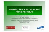 Assessing the Carbon Footprint of Animal Agriculture … Education/2009/Fall/Cady 2.pdf · Assessing the Carbon Footprint of Animal Agriculture ... Prepared for: Ontario Association