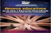Apoyos educativos en III Ciclo y Educación Diversificada · 4.4 Organización de las lecciones ... integral y las disminuye o elimina por medio de los apoyos educativos que permitan