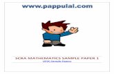 UPSC Sample Papers - Examsegg€¦ · scra mathematics sample paper 1 upsc sample papers. ... scra mathematics sample paper ... 222 ( x y y z 1 1