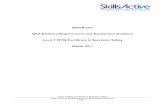 SkillsActive QCF Evidence Requirements and … · QCF Evidence Requirements and Assessment Guidance Page 1 SkillsActive QCF Evidence Requirements and Assessment Guidance Level 3 NVQ