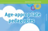 Age-appropriate pedagogies approaches postcards · Explicit instruction is a structured and systematic approach to teaching academic skills, guided by a stated purpose, explanation