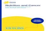 Nutrition and Cancer - Cancer Council NSW .Nutrition and Cancer A guide for people with cancer, their