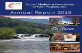 Annual Report 2015 - Foundationumfwv.org/sites/default/files/2015 Annual Report_Web.pdf · manage charitable donations on behalf of individuals and families and makes charitable distributions