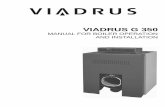 VIADRUS G 350 Hercules U26 - Precision Heating manual.pdf · Hercules U26 Návod k obsluze VIADRUS G 350 MANUAL FOR BOILER OPERATION AND INSTALLATION. 2 Table of contents: page ...