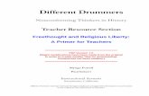 Different Drummers - teachingaboutreligion.com · Different Drummers Nonconforming Thinkers in History Teacher Resource Section Freethought and Religious Liberty: A Primer for Teachers-----PDF