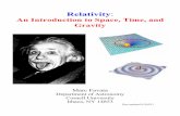 Relativity - Cornell Universityfavata/talks/outreach/focusRelativitynotes.pdf · 2 Relativity: What’s it all about?? [This is a set of note I prepared for the “Focus for Teens”