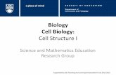 Biology Cell Biology: Cell Structure Iscienceres-edcp-educ.sites.olt.ubc.ca/files/2015/01/sec_bio_Cell... · PDF fileBiology Cell Biology: Cell Structure I Science and Mathematics