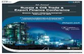 russia & Cis trade & export Finance Conference · russia & Cis trade & export Finance Conference moscow, russia baltschug Kempinski February 17, 2015 ... welcome to GTR’s 8th annual