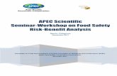 APEC Scientific Seminar-Workshop on Food Safety …fscf-ptin.apec.org/docs/events/apec-scientific-seminar-workshop-on... · His presentation is found in Appendix 2. Codex Food Safety