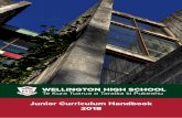 WELLINGTON HIGH · PDF filex Māori x Japanese x Mandarin Chinese x Spanish Instead ... Wellington High School employs itinerant music teachers so that tuition in strings, drums, wind