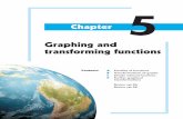 Graphing and transforming functions · 128 GRAPHING AND TRANSFORMING FUNCTIONS (Chapter 5) For the following questions, use the graphing package or your graphics calculator to graph