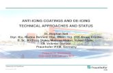 ANTI-ICING COATINGS AND DE-ICING TECHNICAL APPROACHES …winterwind.se/2013/download/Anti-icing coating and de-icing... · ANTI-ICING COATINGS AND DE-ICING TECHNICAL APPROACHES AND