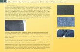 Denim – Construction and Common Terminology · Denim – Construction and Common Terminology Black denim Cross hatch denim Pair of denim jeans ... sanforizing process that lessens