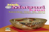 Kauai Japanese Cultural Society presents 30th Matsurikauaijcs.org/docs/2015 program booklet web.pdf · Kauai Japanese Cultural Society presents 30thMatsuri Kauai. The Kauai Japanese