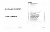 CONTENTS 1. SAFETY INFORMATION 1.1 PR …download.zeitech.de/Documents/Mastech_MS8229_Manual.pdf · 2011-11-14 · digital multimeter operat ion manual digital multimeter contents