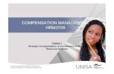 COMPENSATION MANAGEMENT HRM3705 - …gimmenotes.co.za/wp-content/uploads/2016/12/HRM3705-studyunit_1... · COMPENSATION MANAGEMENT HRM3705 Chapter 1 Strategic Compensation: A Component