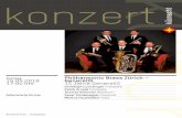 Philharmonic Brass Zürich – 15.04.2018 Generell5 … · Gemeinderat und Kulturkommission Küsnacht – Kultur Nächstes Konzert: 27. Mai 2018, 17.00 Uhr Seehof: Kaleidoscope String