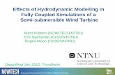 Effects of Hydrodynamic Modelling in Fully Coupled ... · field by BEM or GDW Tool for fully coupled analysis of floating wind turbines . SIMO/RIFLEX + AeroDyn FEATURES Powerful hydrodynamics