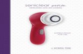 ANTIMICROBIAL SONIC SKIN CLEANSING - Amazon S3 · cleansing brush featuring sonic wave powered cleansing action and the world’s first antimicrobial product protection. The key to
