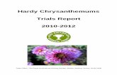Hardy Chrysanthemums Trials Report 2010-2012 - RHS · Hardy Chrysanthemums Trials Report 2010-2012 Trials Office, The Royal Horticultural Society Garden, Wisley, Woking, Surrey, GU23