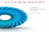 Global Restructuring Group - Allen & Overy Restructuring... · 2 Global Restructuring Group | Contact brochure Contents NORTH AMERICA United States of America 3 EUROPE UK 3 ... Henri
