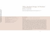 The Archaeology of Sudan and Nubia - Earl J. Heinrich Nubia/_Private/Archaeology of Sudan... · ANRV323-AN36-13 ARI 12 September 2007 15:28 The Archaeology of Sudan and Nubia David