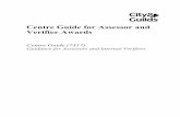 Centre Guide for Assessor & Verifier Awards 7317€¦ · City & Guilds Assessor and Verifier Awards 7317 - Centre Guide 3 Contents Page Introduction 5 Assessment of performance and