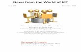 News from the World of ICT - ict.syr.eduict.syr.edu/wp-content/uploads/ICT-Newsletter-December-2017-2.pdf · News from the World of ICT ... have since rebranded it as Microsoft HoloLens.