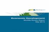Economic Development - Monthly Review Report May .Economic Development Monthly Review Report May