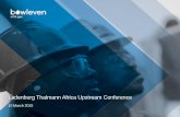 Ladenburg Thalmann Africa Upstream Conference … · Ladenburg Thalmann Africa Upstream Conference 10 March 2015. 10 March 2015 Ladenburg Thalmann Africa Upstream Conference 2 ...