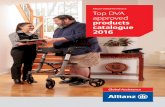 Allianz Global Assistance Top DVA approved products ... MFS Top... · Allianz Global Assistance Top DVA approved products catalogue ... 5 Beds / Bedding / Pressure Care 24 Chairs