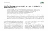 Case Report Retroperitoneal Lymphangioma in an · PDF fileCase Report Retroperitoneal Lymphangioma in an Adult: A Case Report of ... nal diagnosis is o en made on surgical exploration.
