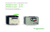 Przemienniki częstotliwości Altivar 12 Altivar 31 · Możliwe jako opcja – Ethernet TCP/IP, Device Net, Fipio, Profibus DP Lo n Wo r k s, METASYS N2, APOGEE FLN, BACnet Karty
