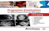 des Bibliothèques d’Amiens Métropolebibliotheques.amiens.fr/userfiles/file/programme animations 2018... · collections de l’artothèque d’Amiens métropole à ... du corps