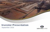 Investor Presentation - jupitermines.com Investor... · Disclaimer 2 IMPORTANT: Please read the following before continuing. This Presentation has been prepared by Jupiter Mines Limited