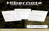 Hibernate Notes for Professionals - .Hibernate Hibernate Notes for Professionals Notes for Professionals