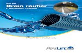 Tube PVC Drain routier - static.pumplastiques.fr · Application : Drainage routier et drainage périphérique des bâtiments - Produit conforme à la norme NF P 16-351. Conditionnement