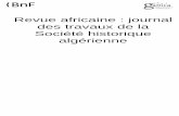 Société historique algérienne. Revue africaine : journal ...oulhassa.e-monsite.com/medias/files/algeria-romana2-revue-africain.pdf · Djenân et le col de Berrlch, on arrive dans