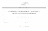 Livret élève Evaluation diagnostique - Début CE2 · PDF file1 Livret élève Evaluation diagnostique - Début CE2 (version départementale Calvados) Mathématiques Prénom : _____
