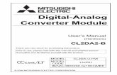 Digital-Analog Converter Module · user's manual of the CPU module to use for a description of the programmable ... de sécurité concernant le système de l'automate programmable.